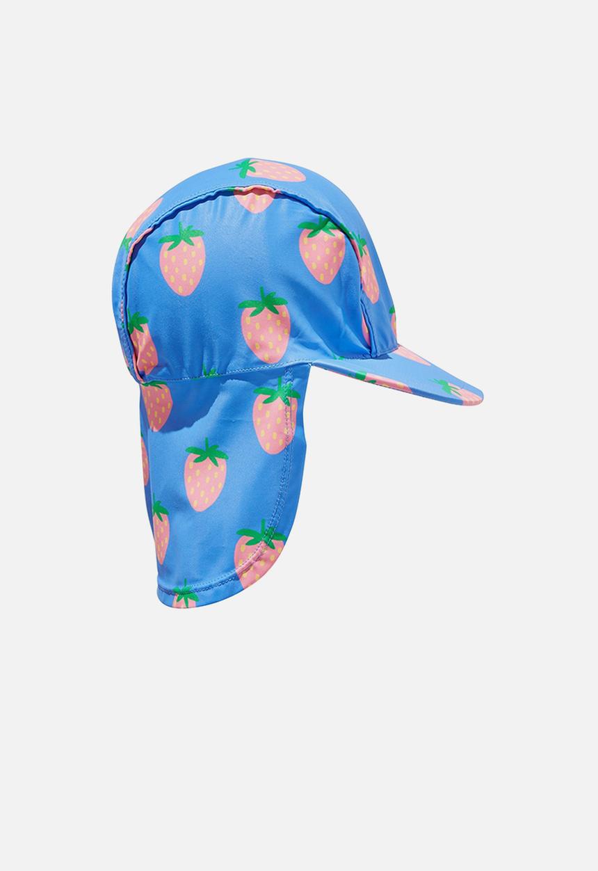 Cotton On - Sammy swim hat - bluebell/strawberry bliss