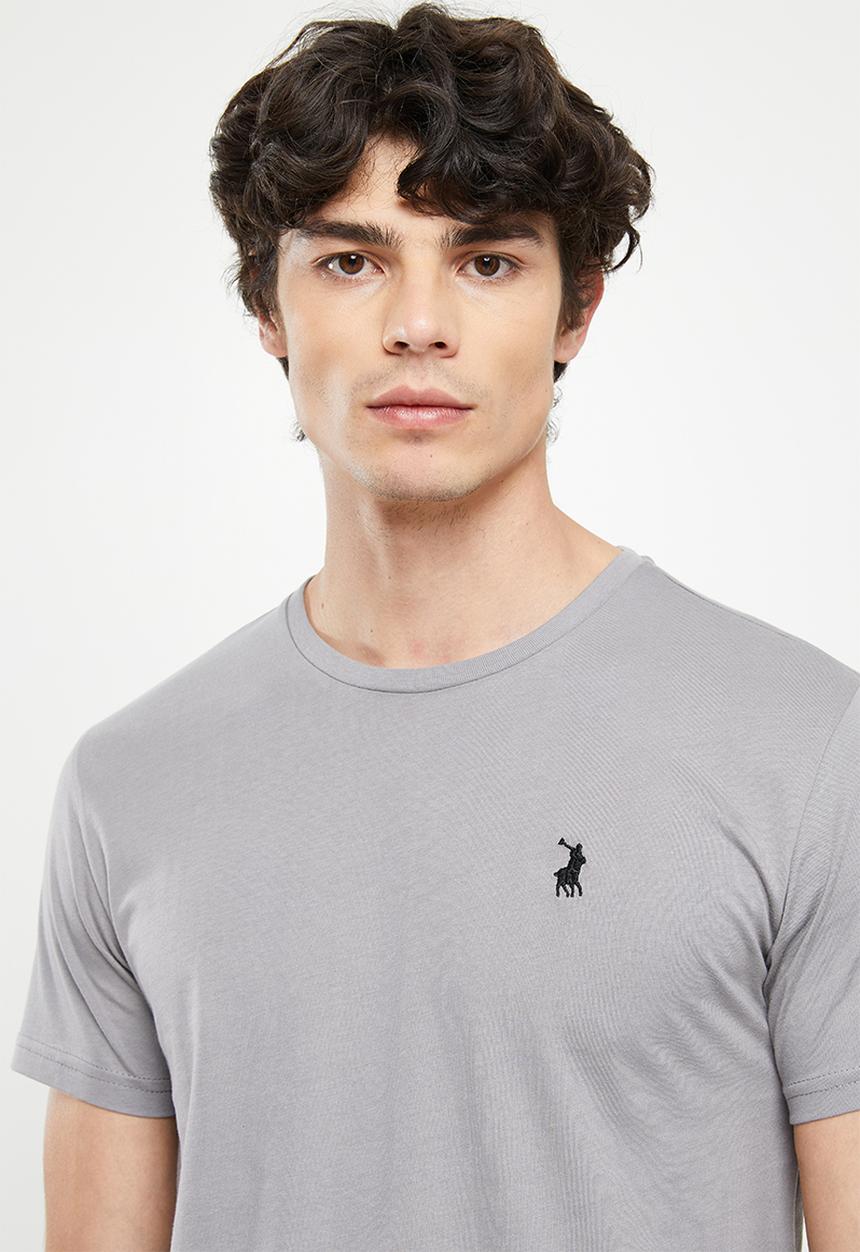 POLO - Men crew neck tee  - grey