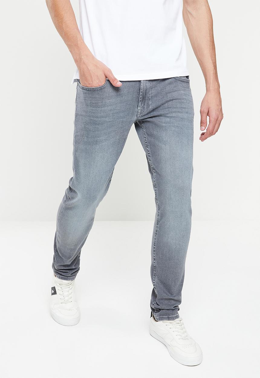 POLO - Men pjc kingston slim leg denim - light grey