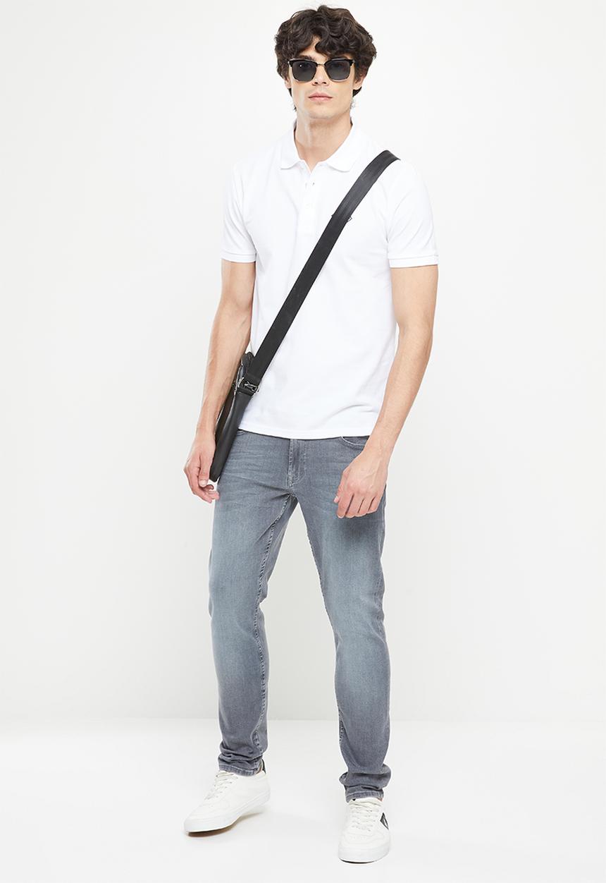 POLO - Men pjc kingston slim leg denim - light grey