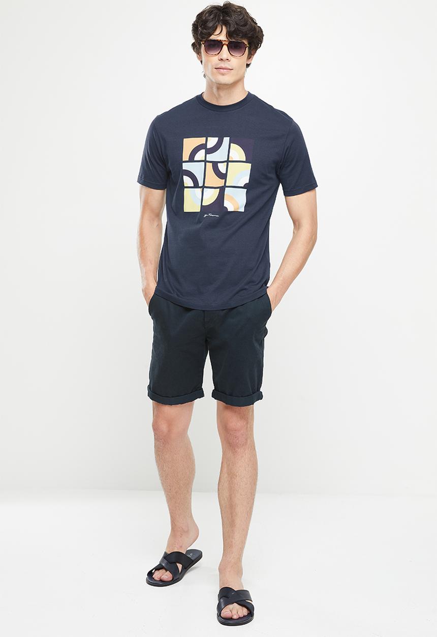 Ben Sherman - Jumble target tee shirt - navy