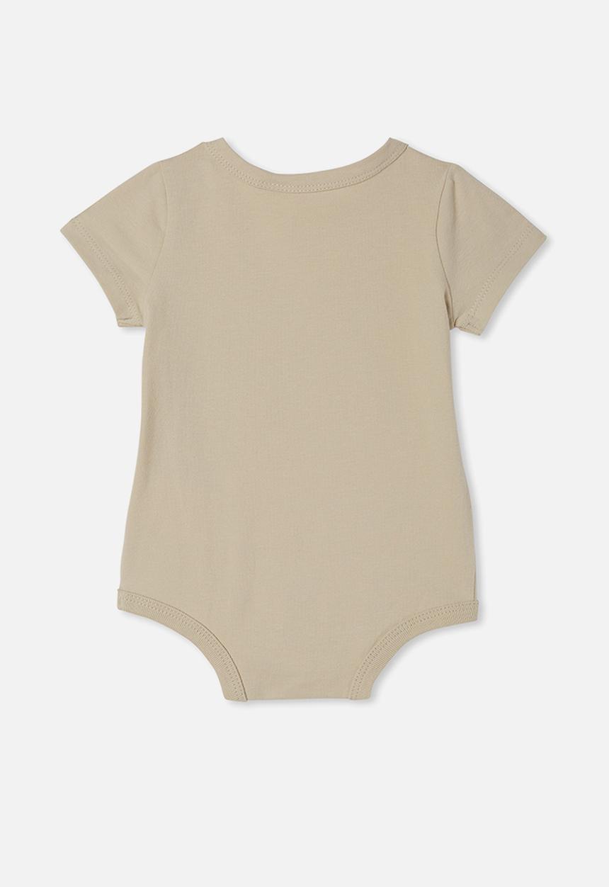 Cotton On - The short sleeve bubbysuit - rainy day/paddle your own canoe