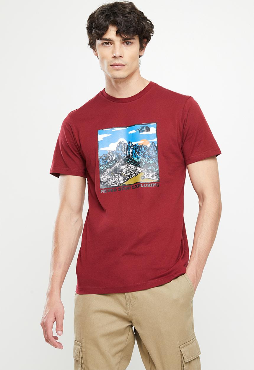 The North Face - M short sleeve graphic tee - cordovan