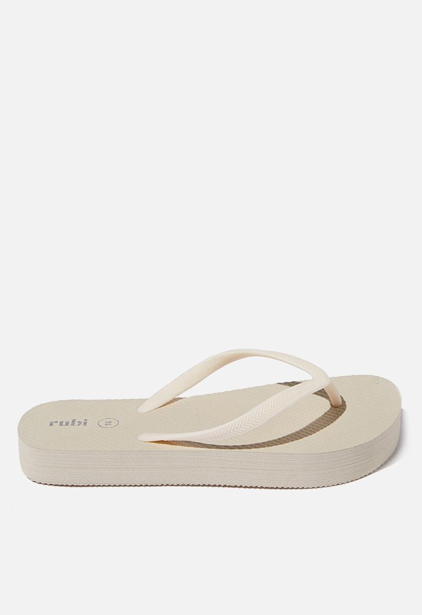 Cotton On - The rubi flatform flip - ecru