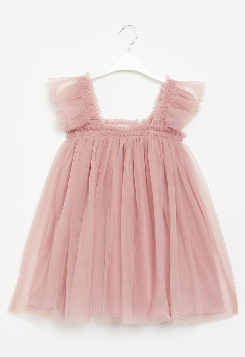 Pop Candy - Girls mesh dress - mauve
