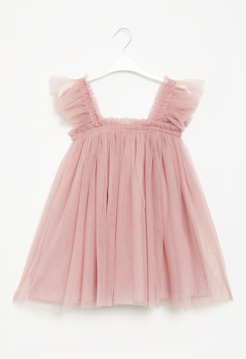 Pop Candy - Girls mesh dress - mauve