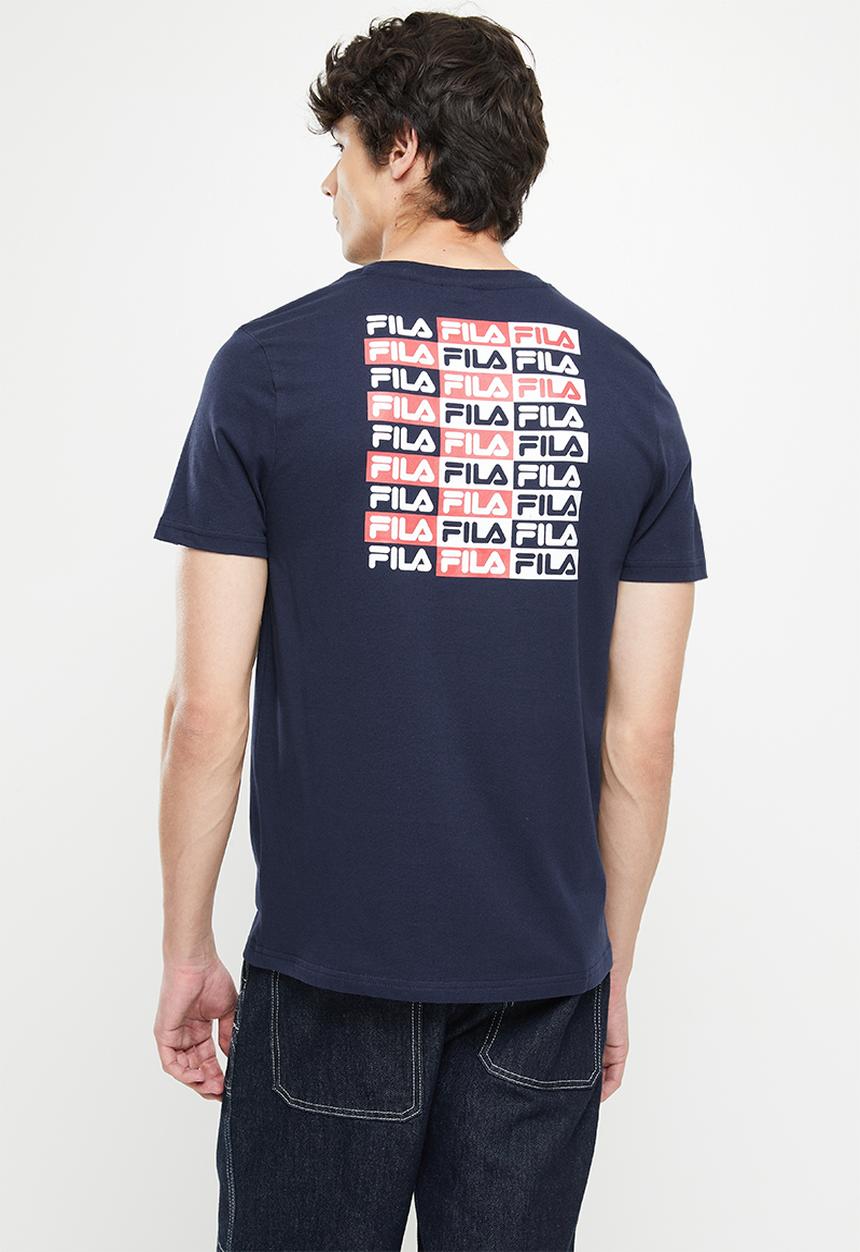 FILA - Reed T-shirt - peacoat