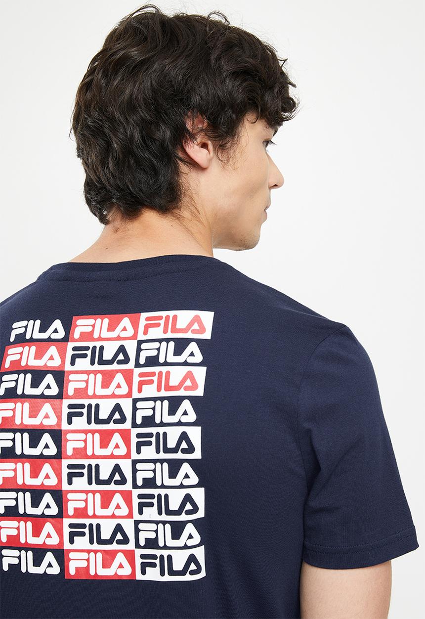 FILA - Reed T-shirt - peacoat