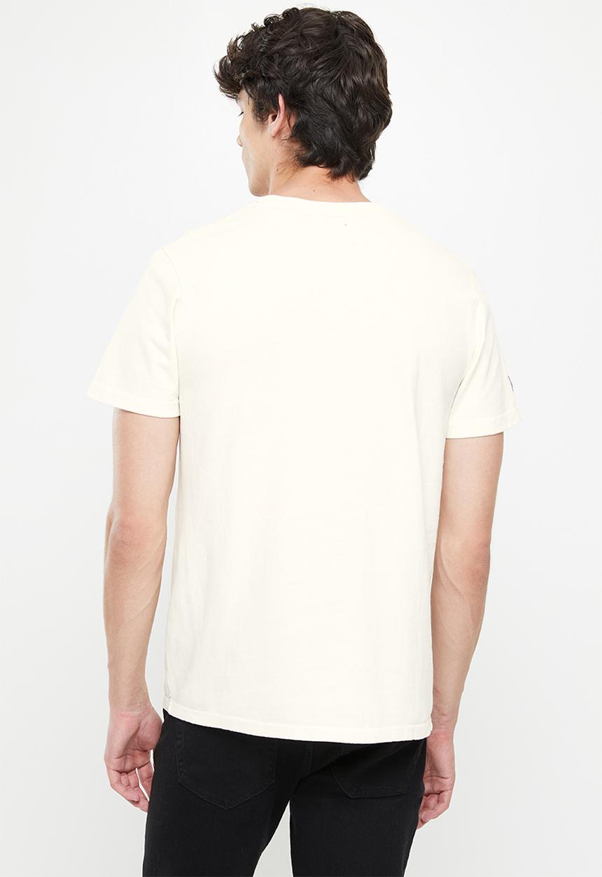 Superdry. - Vintage vl narrative tee - ecru