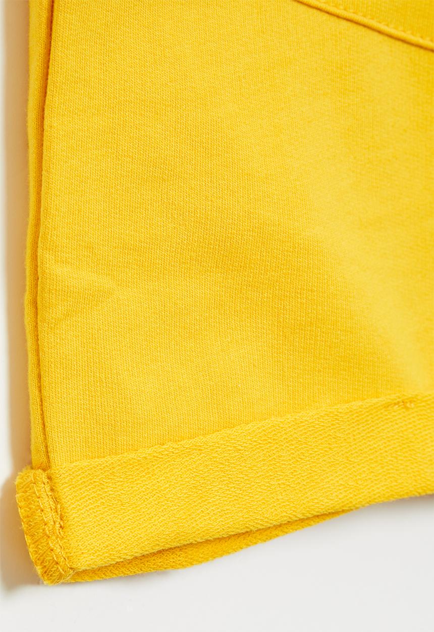 Pop Candy - Printed shorts - yellow
