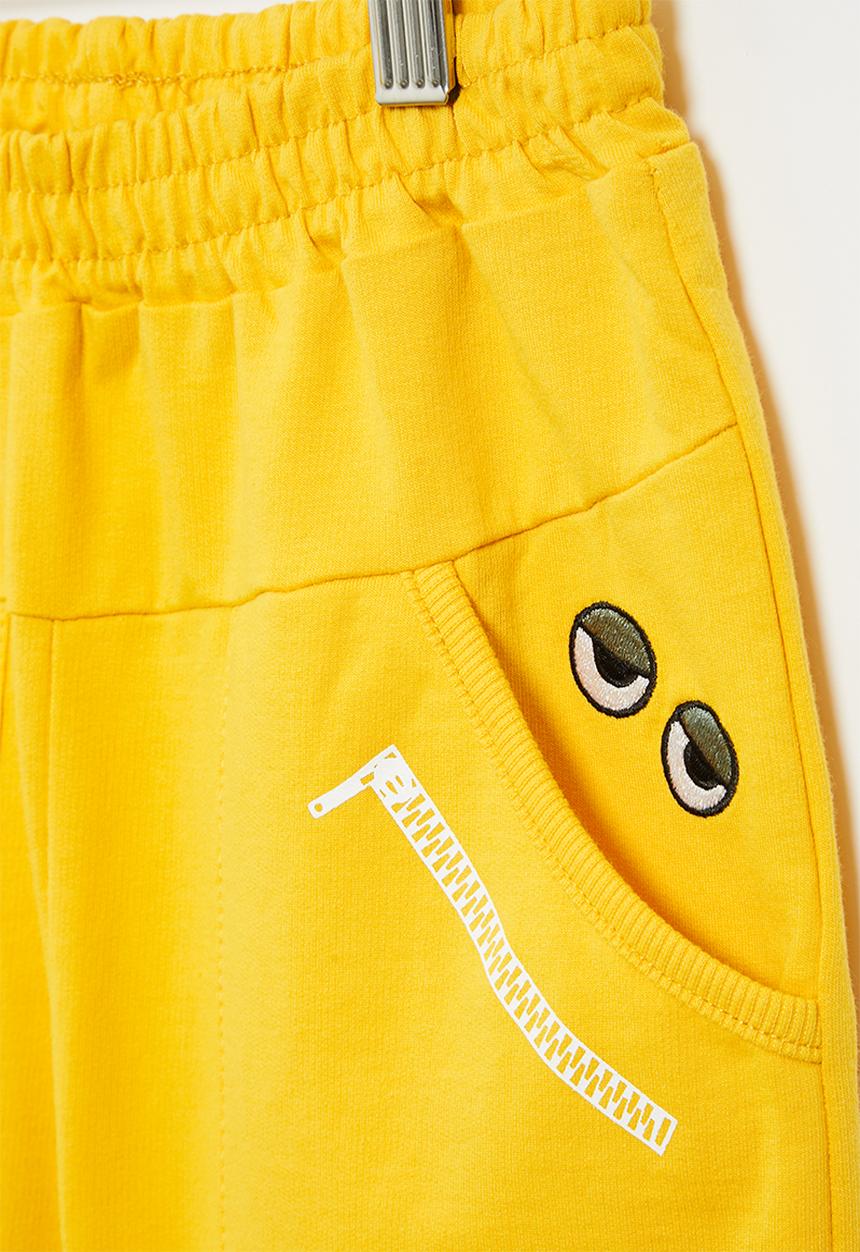 Pop Candy - Printed shorts - yellow