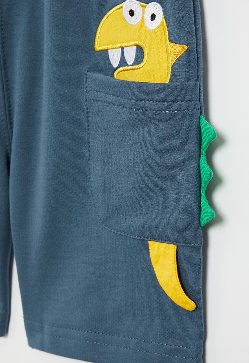 Pop Candy - Dino short - blue