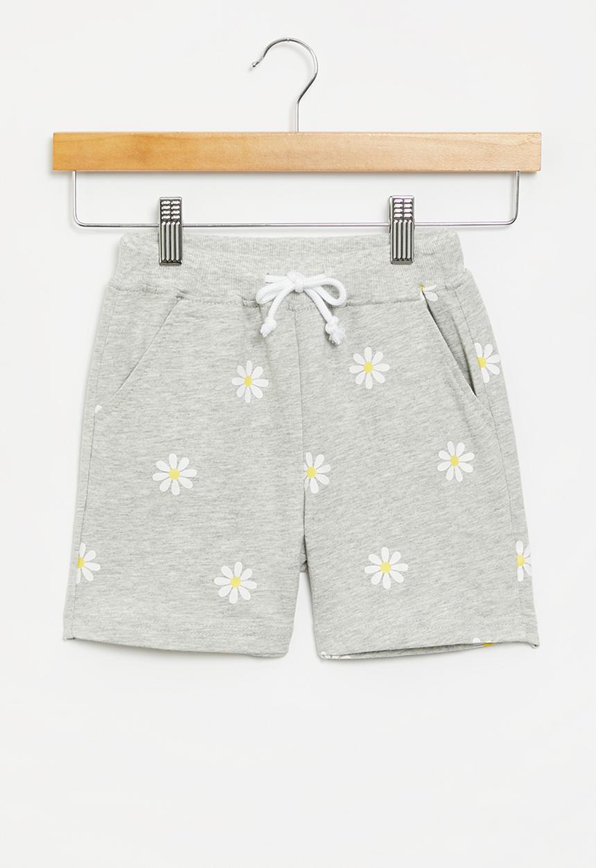 Pop Candy - Flower shorts - grey