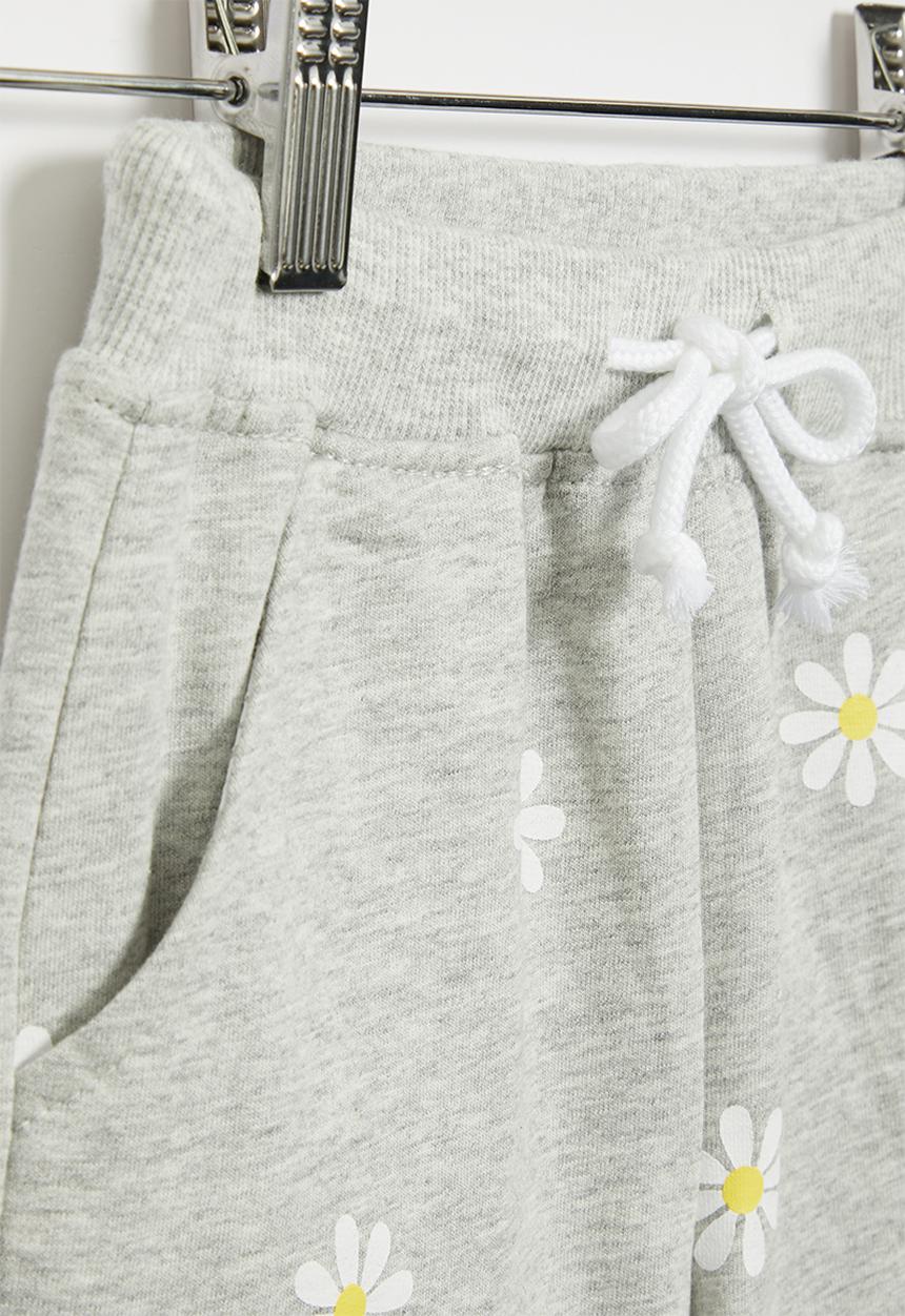Pop Candy - Flower shorts - grey