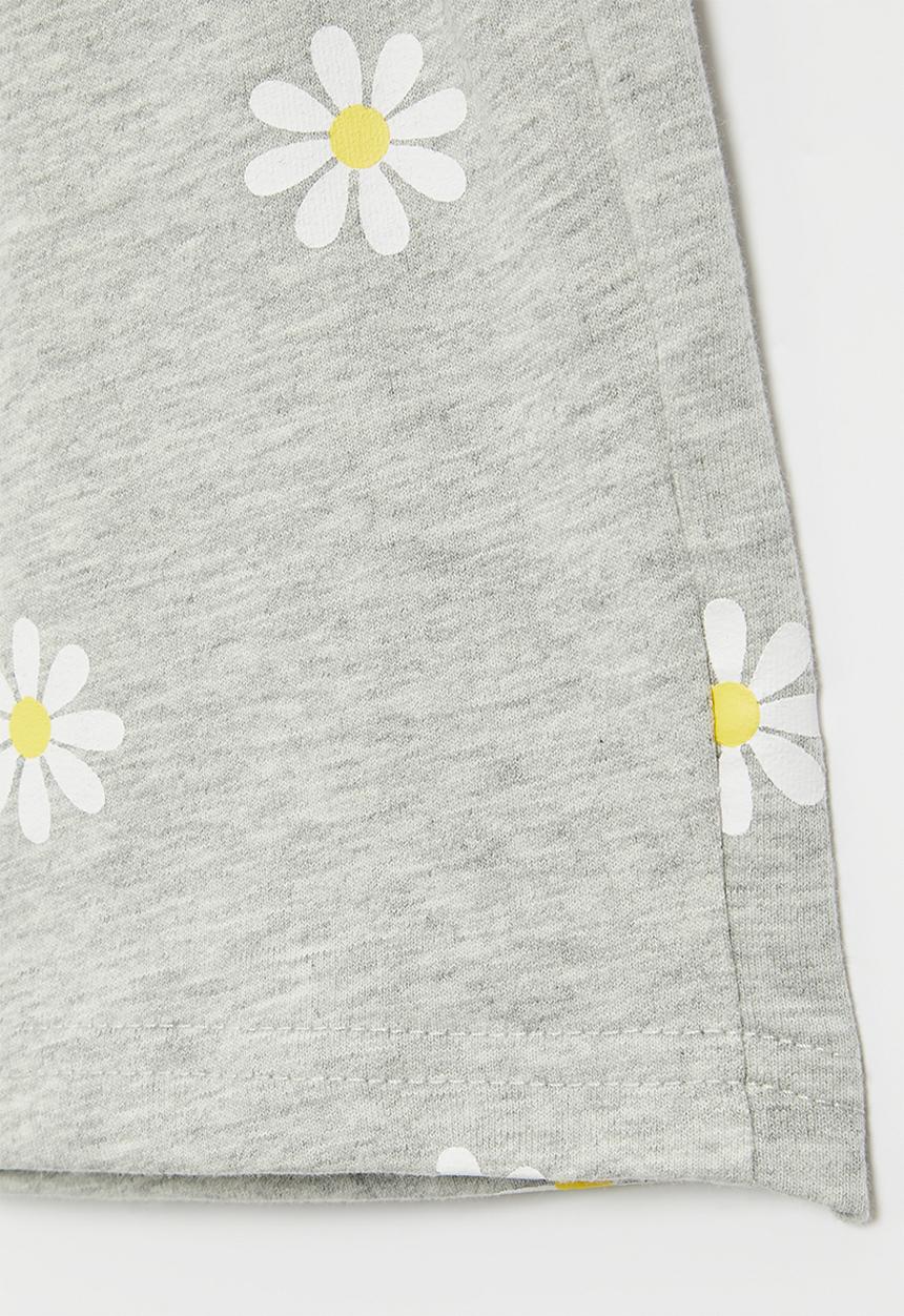 Pop Candy - Flower shorts - grey
