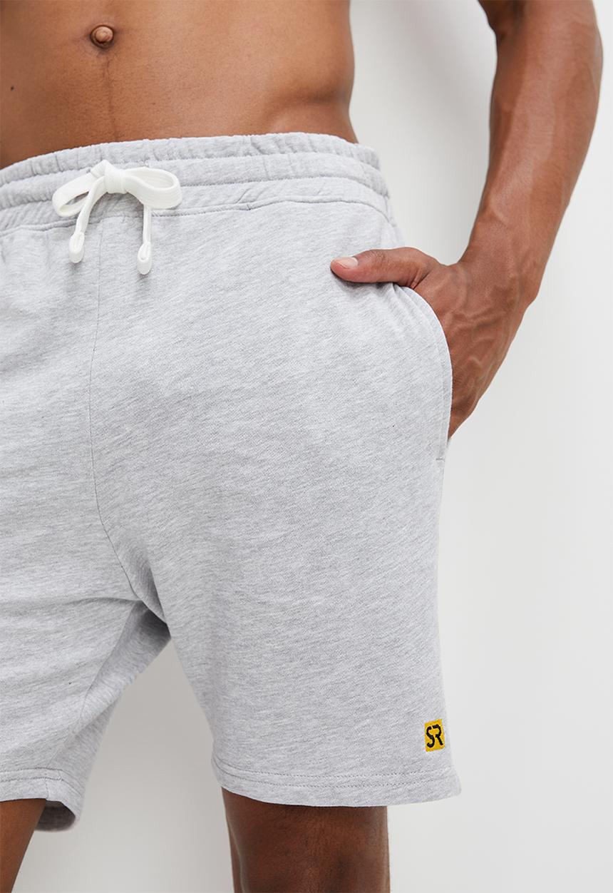 STYLE REPUBLIC - Fleece lounge short - grey melange
