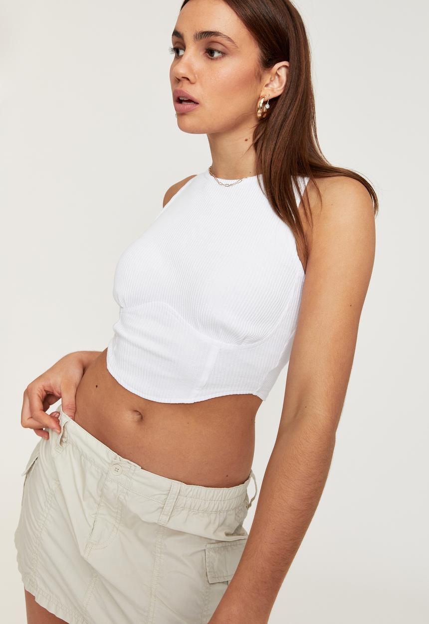 Supré  - Frankie corset tank - white