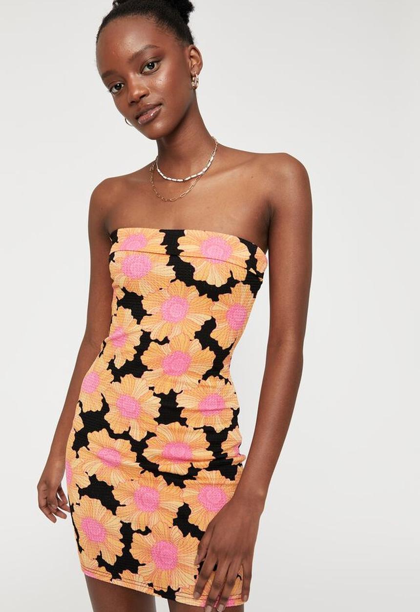 Supré  - Yara bandeau dress - gigi floral black