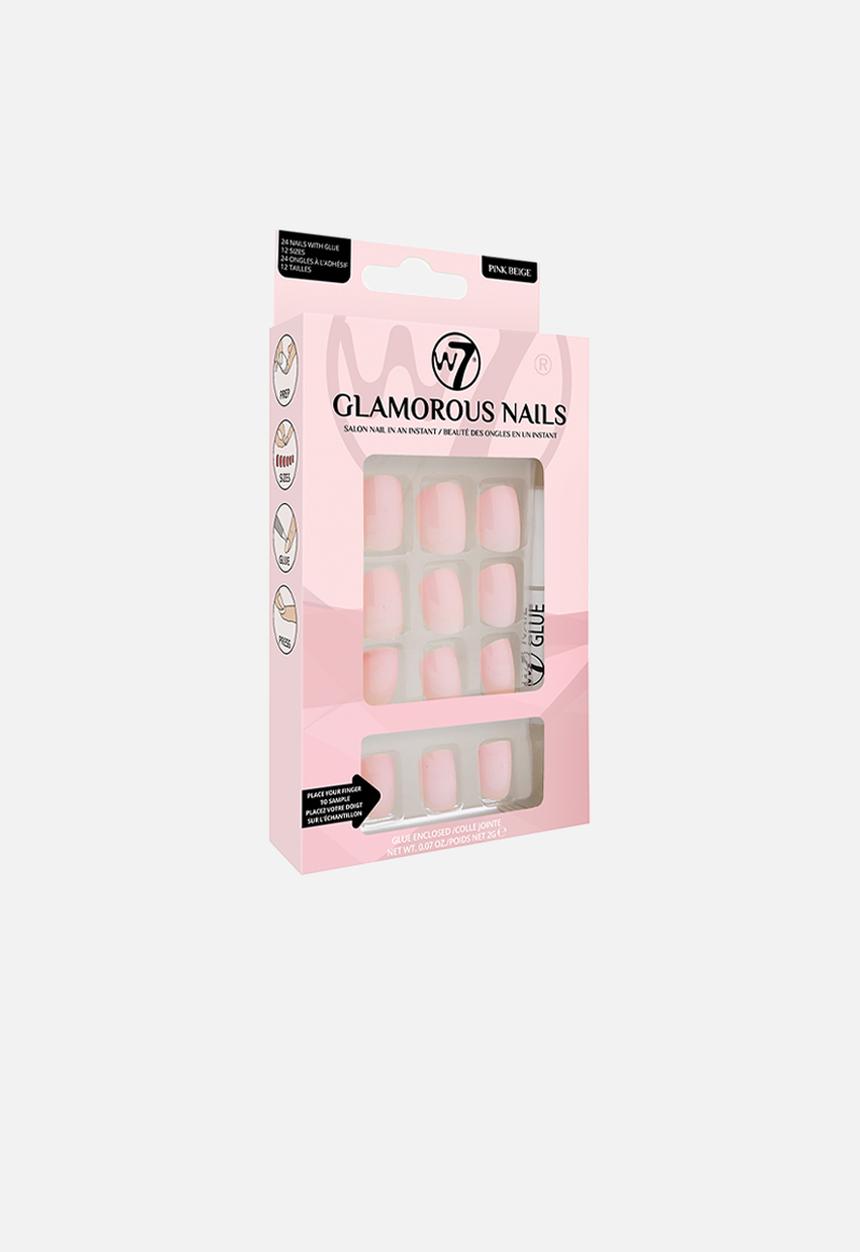 W7 Cosmetics - Glamorous Nails - Pink Beige