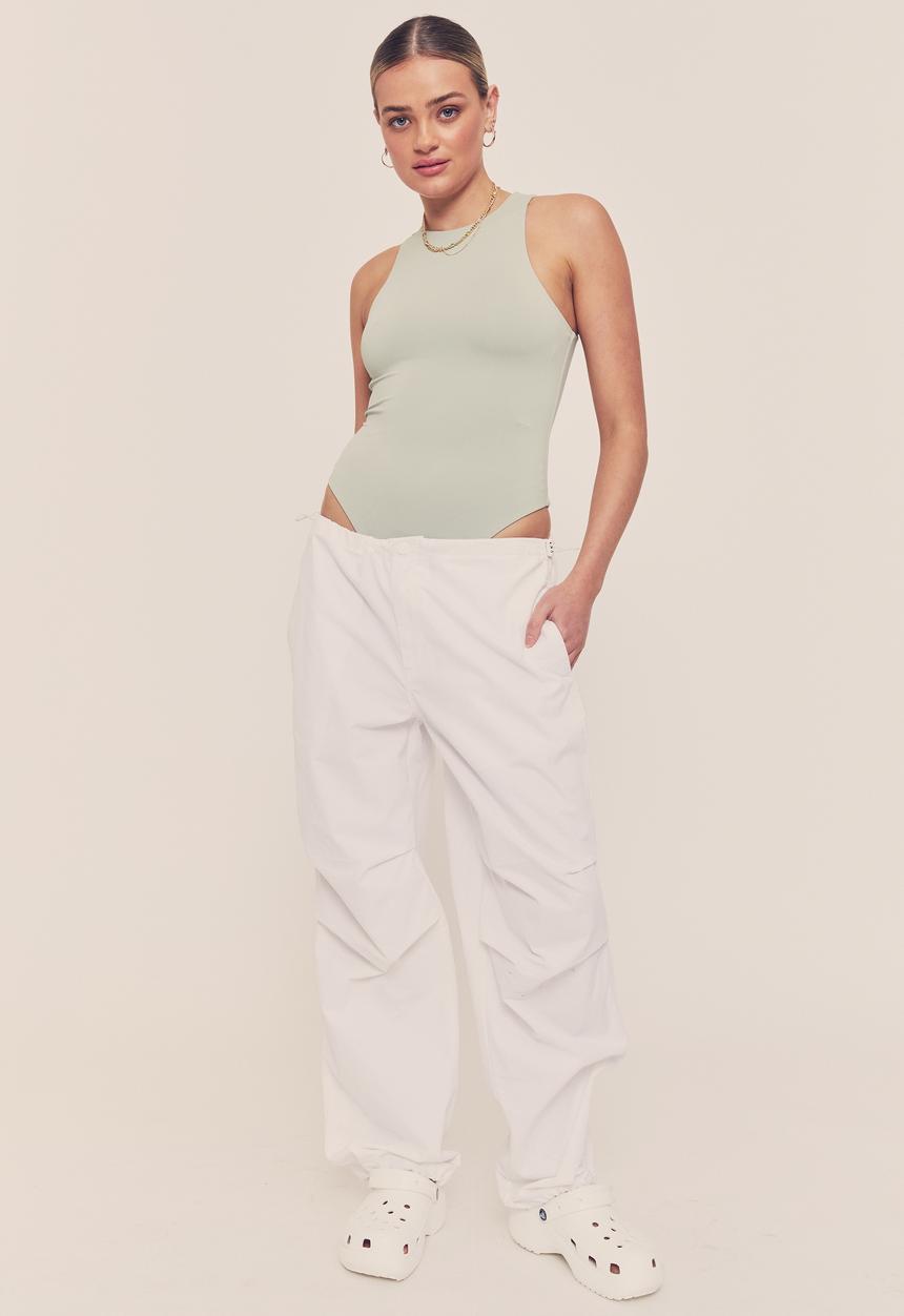 Supré  - Julia tank bodysuit - matte green