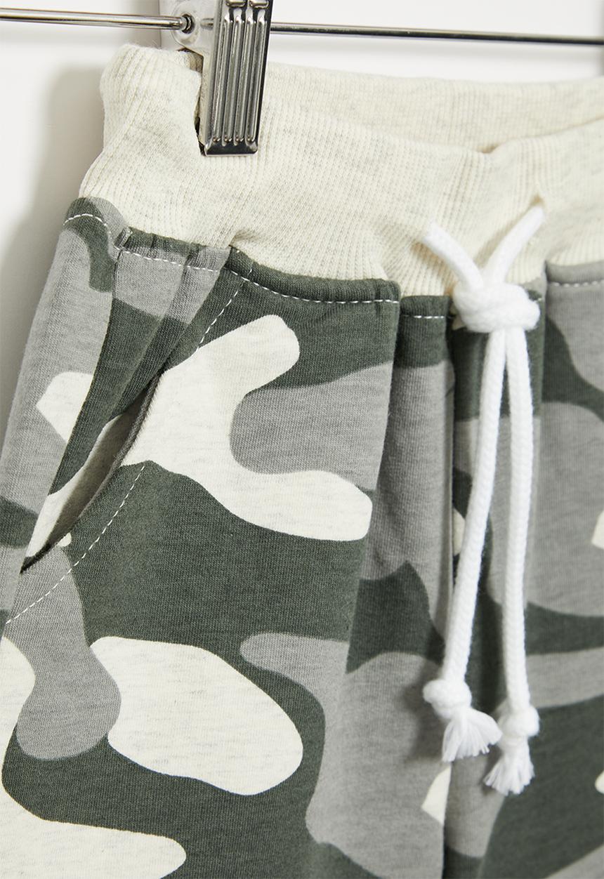 Pop Candy - Camo shorts - grey