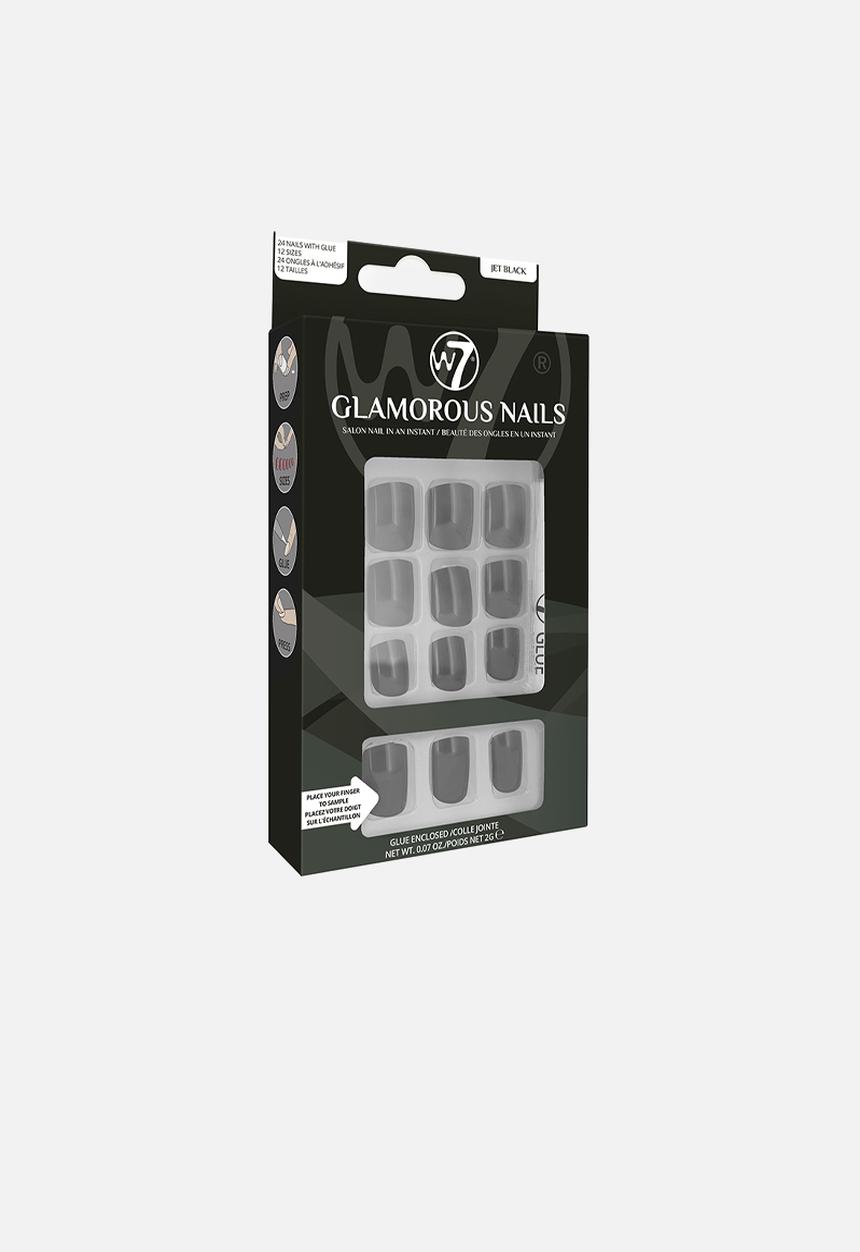 W7 Cosmetics - Glamorous Nails - Jet Black