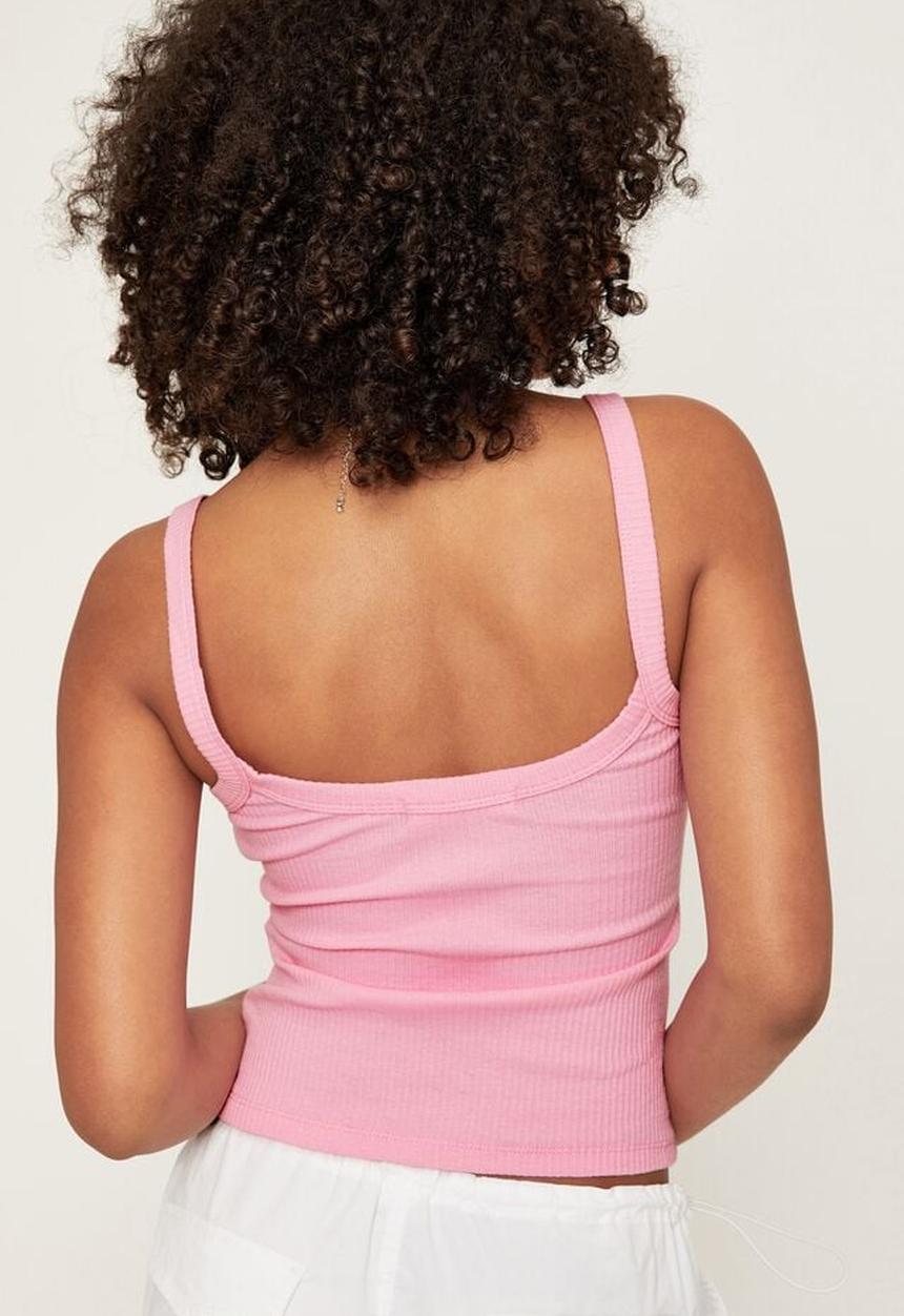 Supré  - Riri scoop neck tank - bubblegum