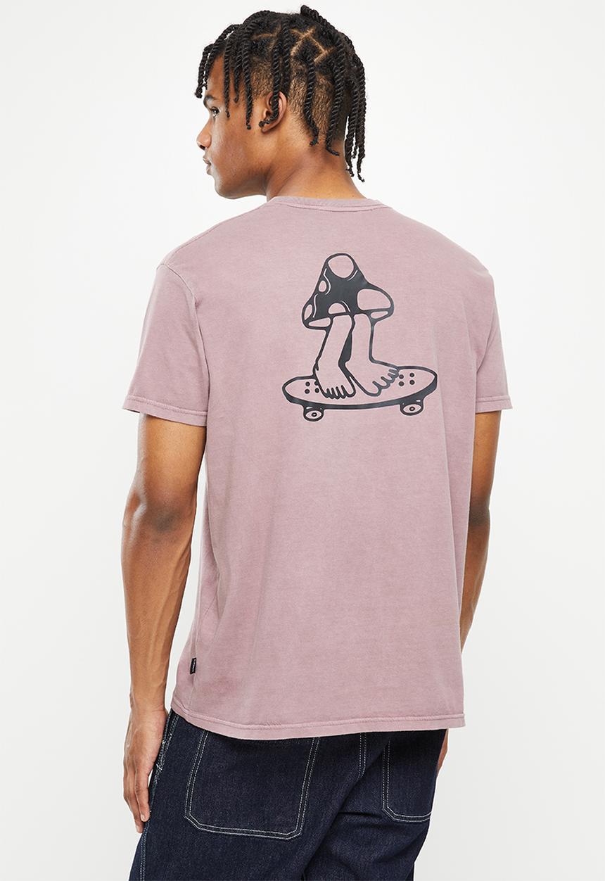 Element - Mushroom skate short sleeve tee - elderberry