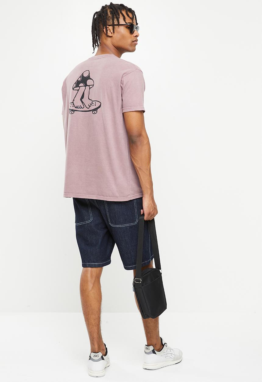 Element - Mushroom skate short sleeve tee - elderberry