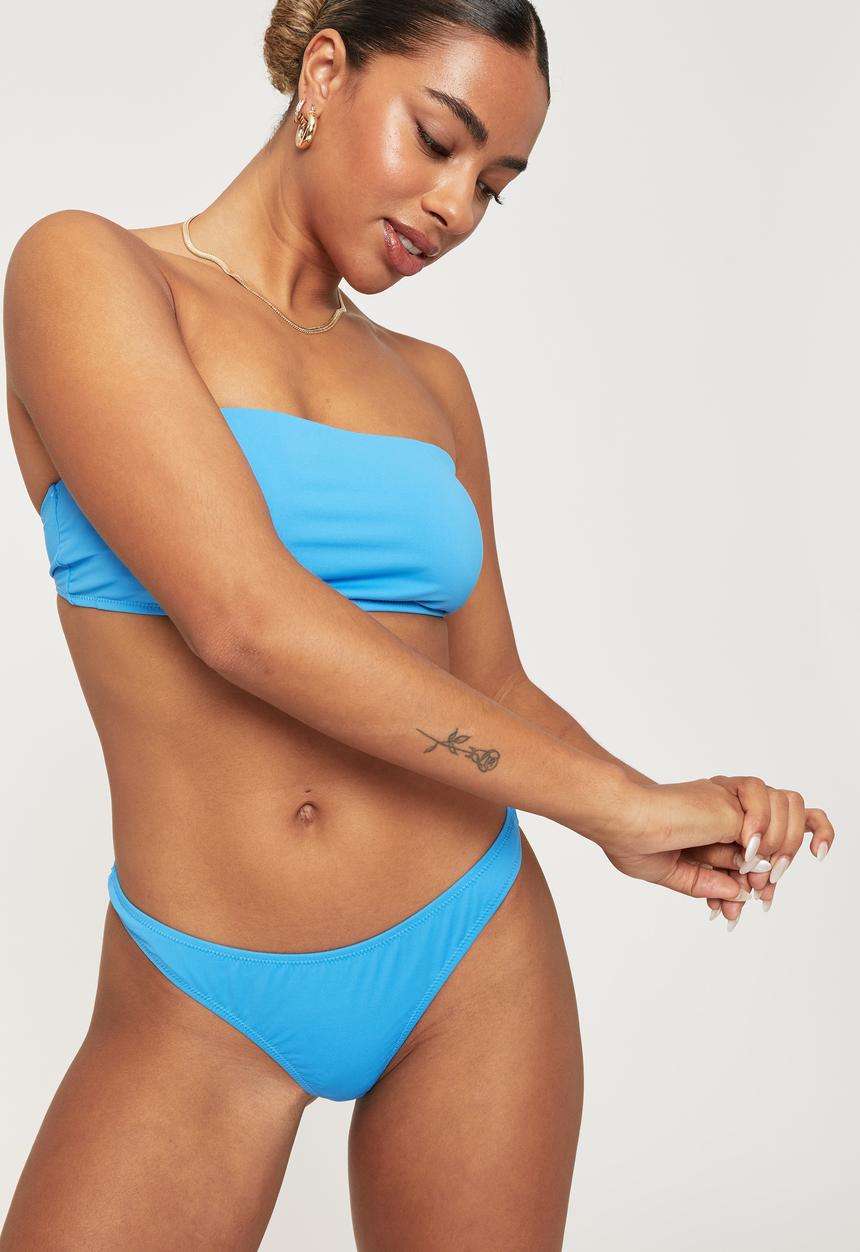 Supré  - Luxe gathered bandeau - baja blue