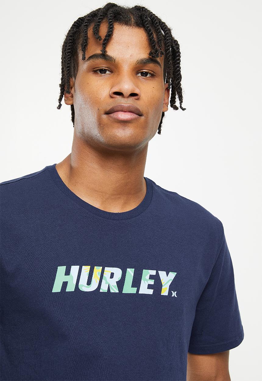 Hurley - Fastlane print t-shirt - obsidian