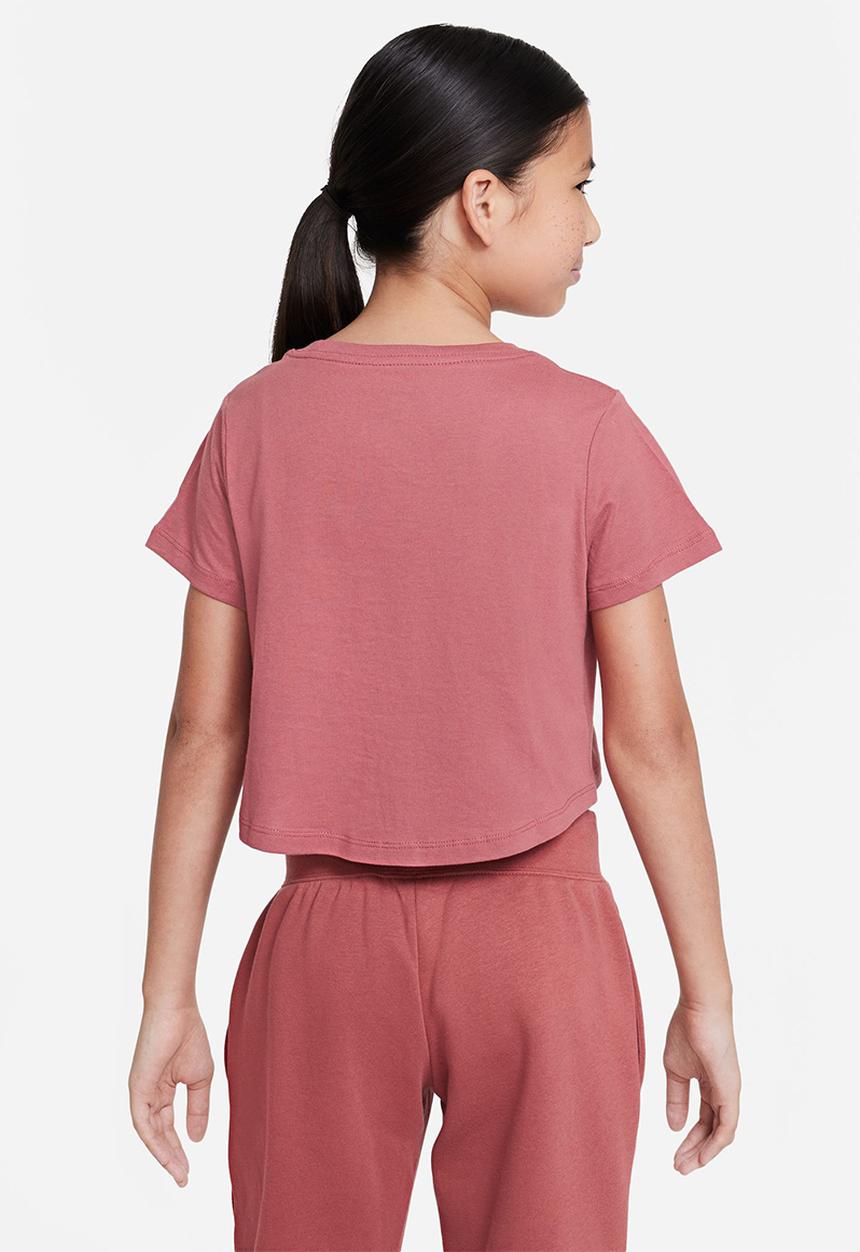 Nike - G nsw tee crop air - canyon rust