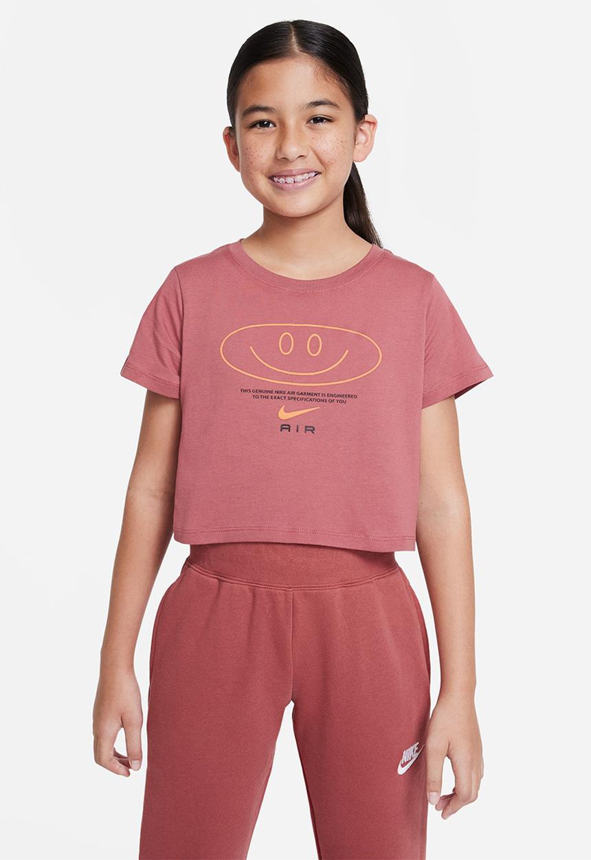 Nike - G nsw tee crop air - canyon rust