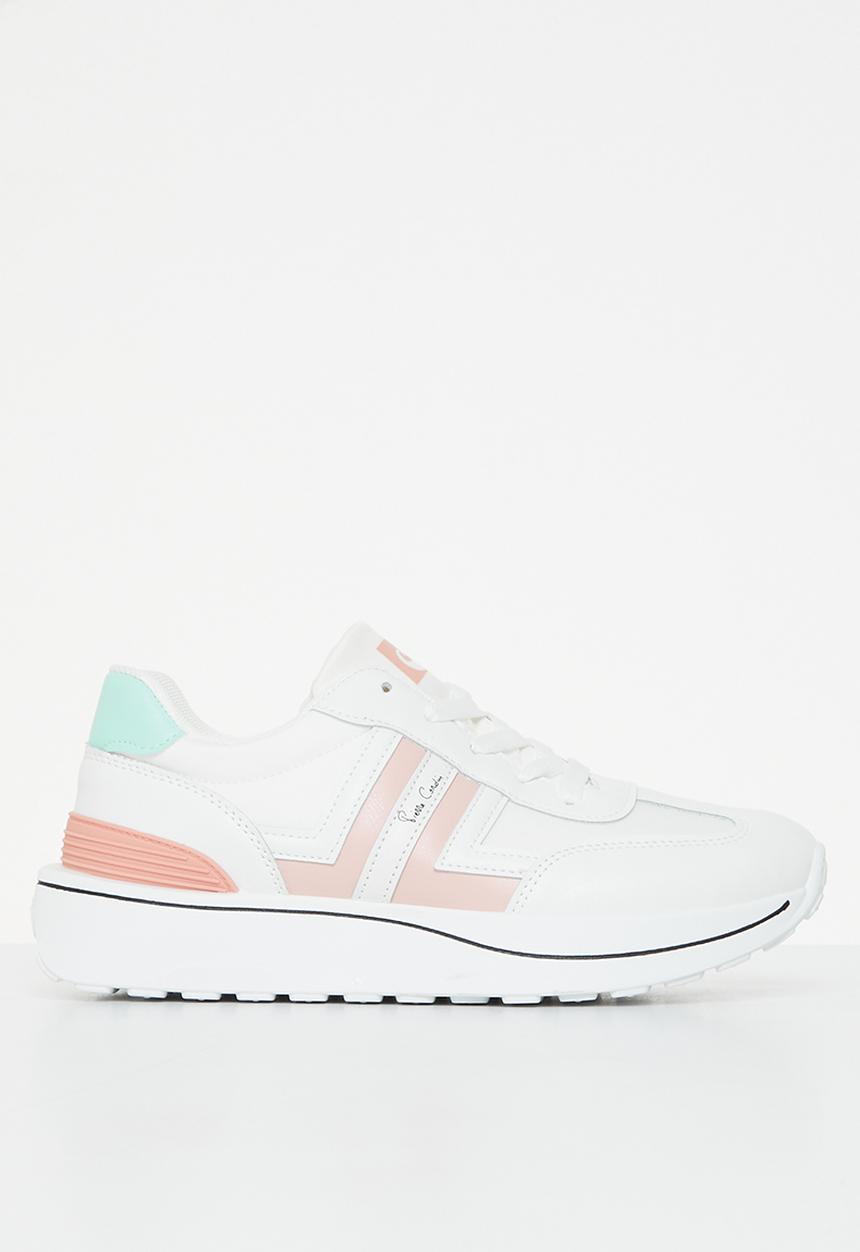 Pierre Cardin - Martinique 1 sneaker - white & pink