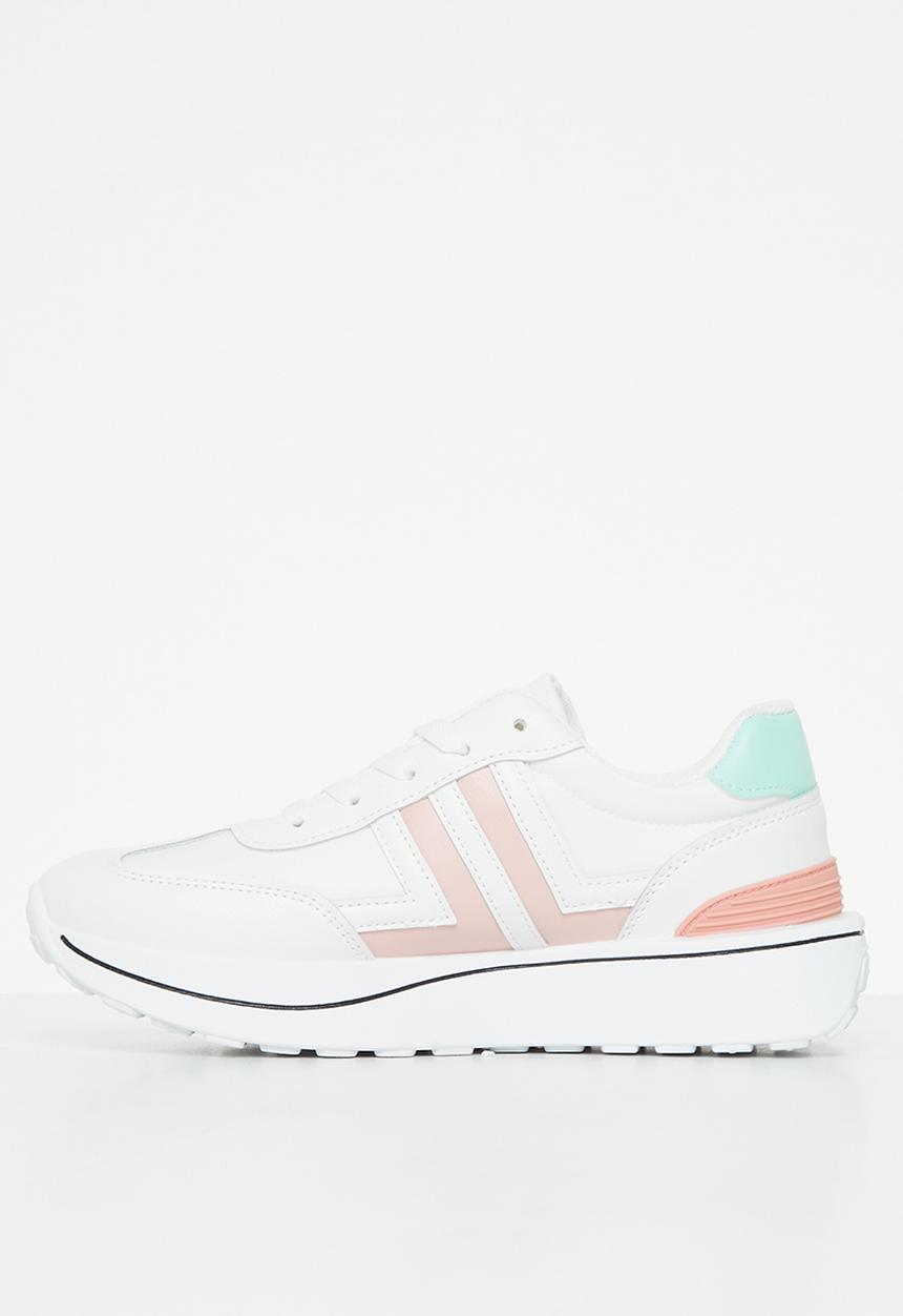 Pierre Cardin - Martinique 1 sneaker - white & pink