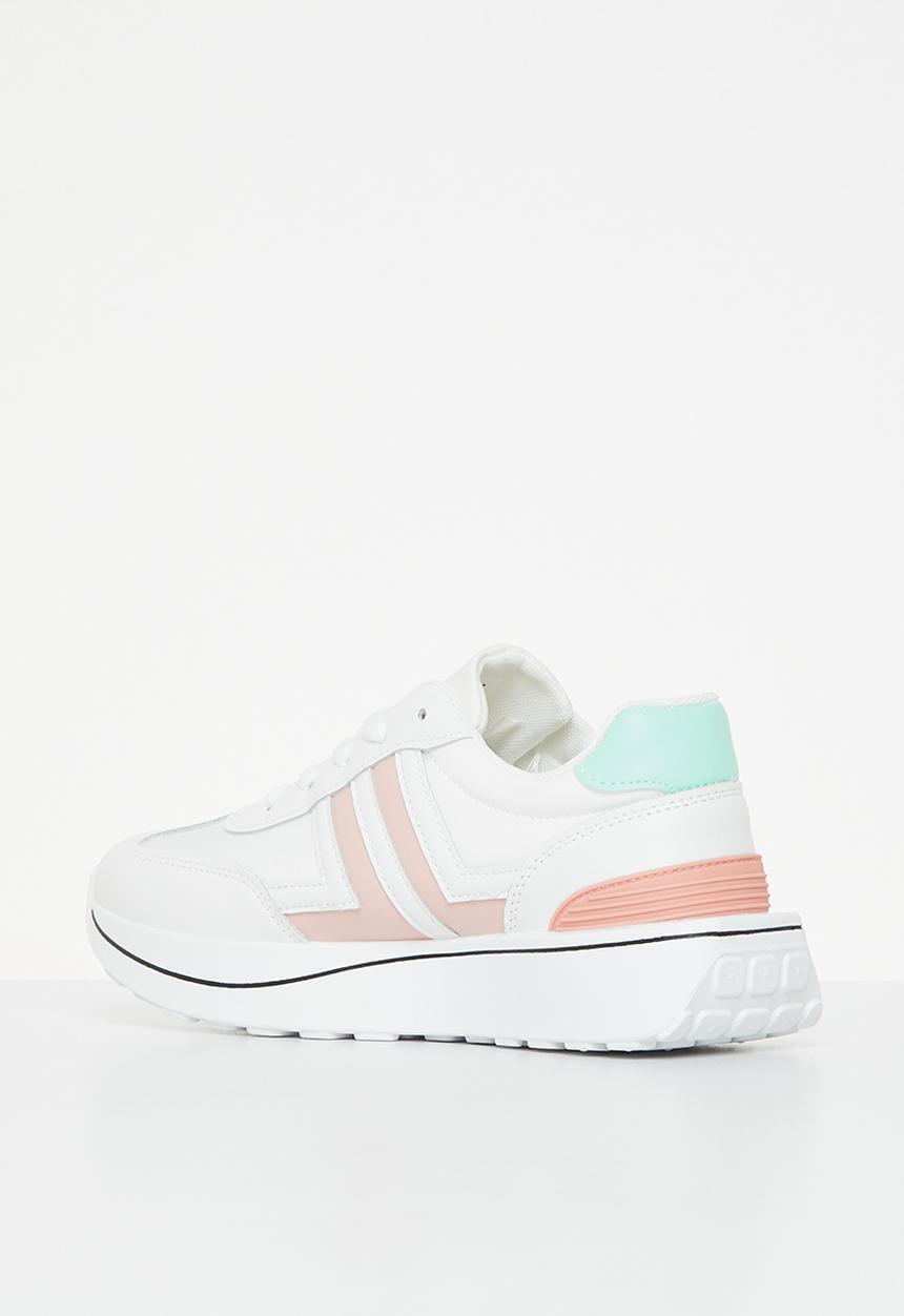 Pierre Cardin - Martinique 1 sneaker - white & pink