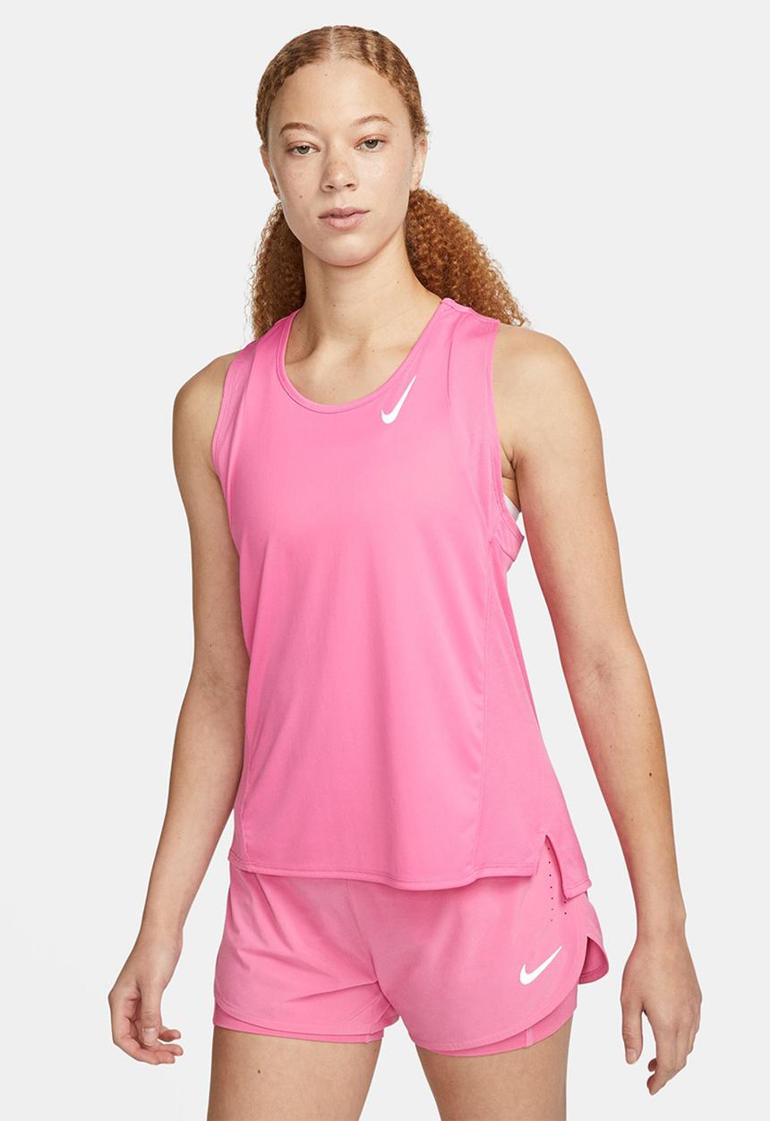 Nike - W Nike df race singlet - pinksicle