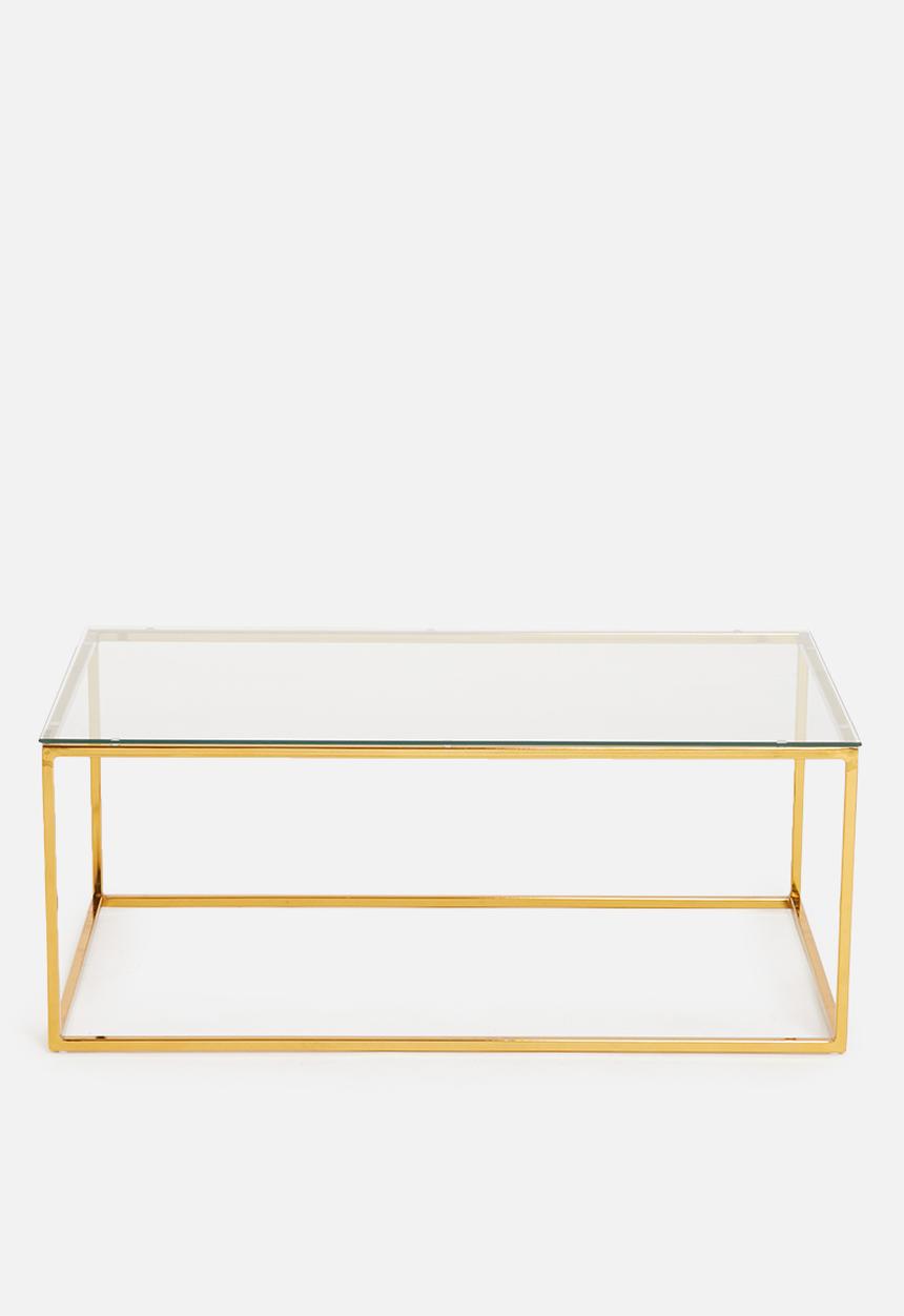 Sixth Floor - Cilla coffee table - gold