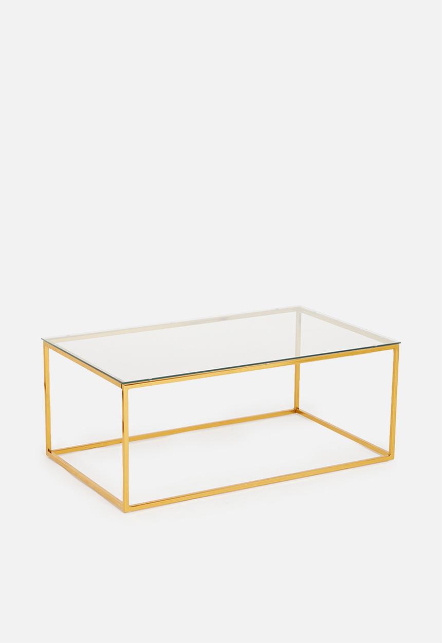 Sixth Floor - Cilla coffee table - gold
