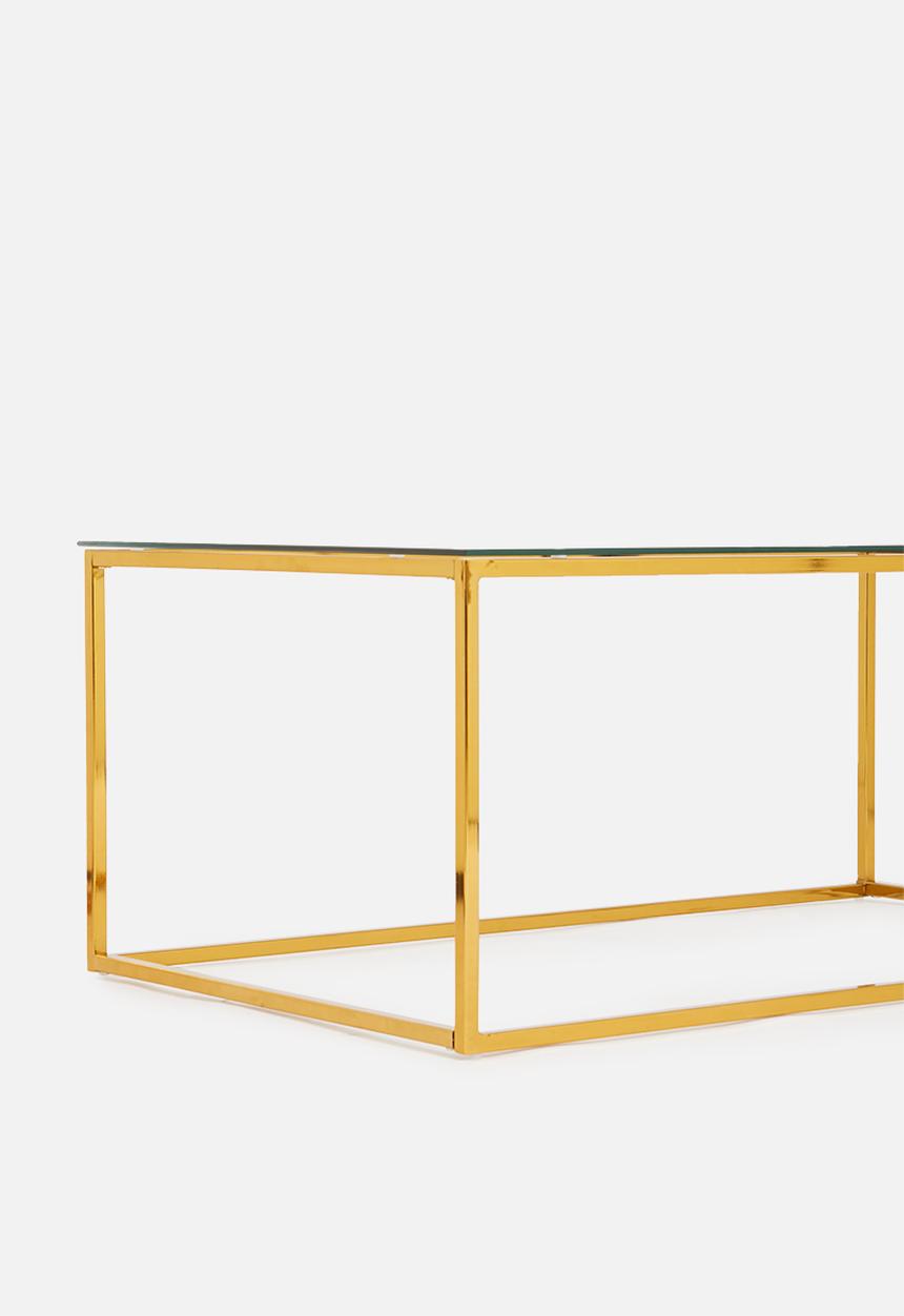 Sixth Floor - Cilla coffee table - gold