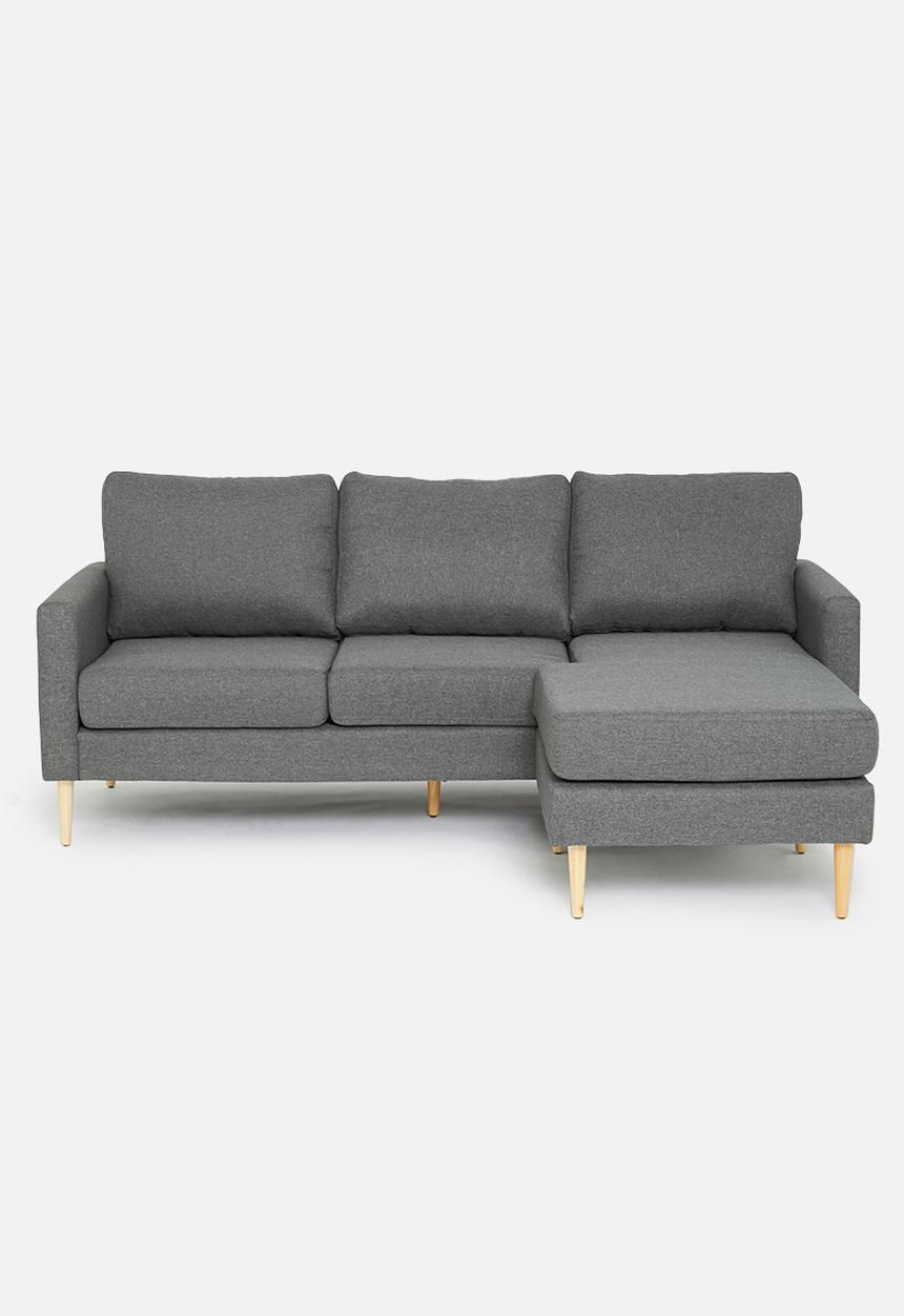 Sixth Floor - Soma interchangeable corner unit - charcoal