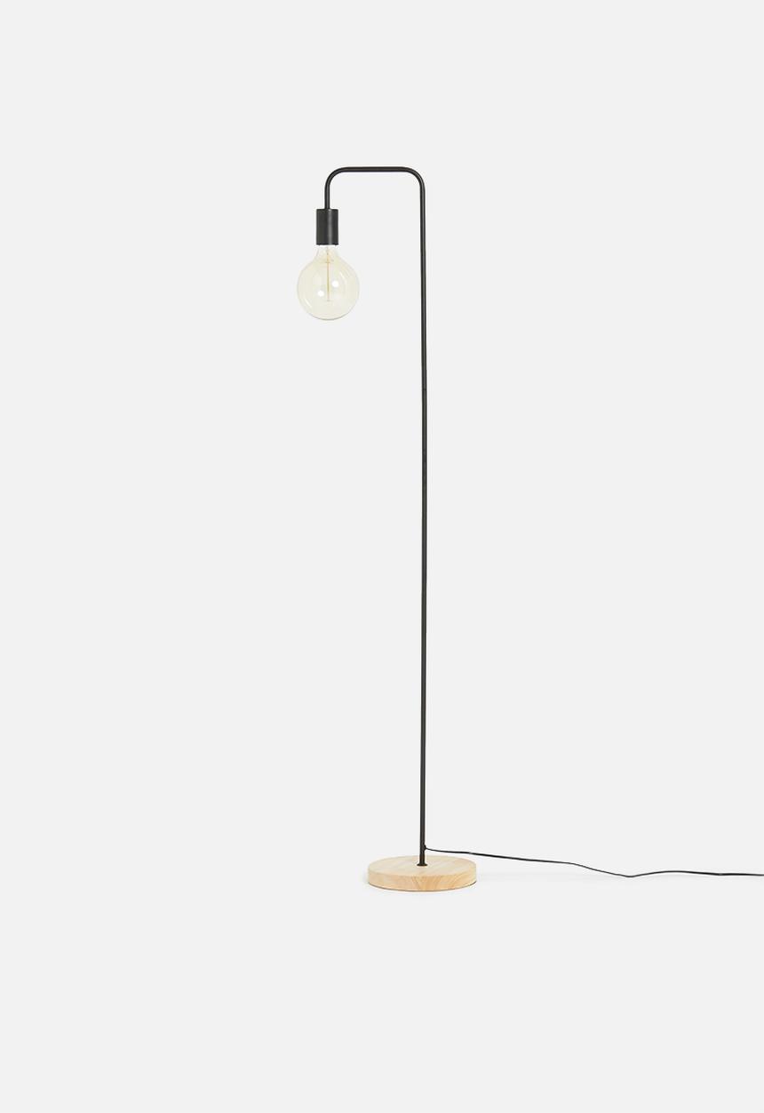 Sixth Floor - Simple floor lamp - black