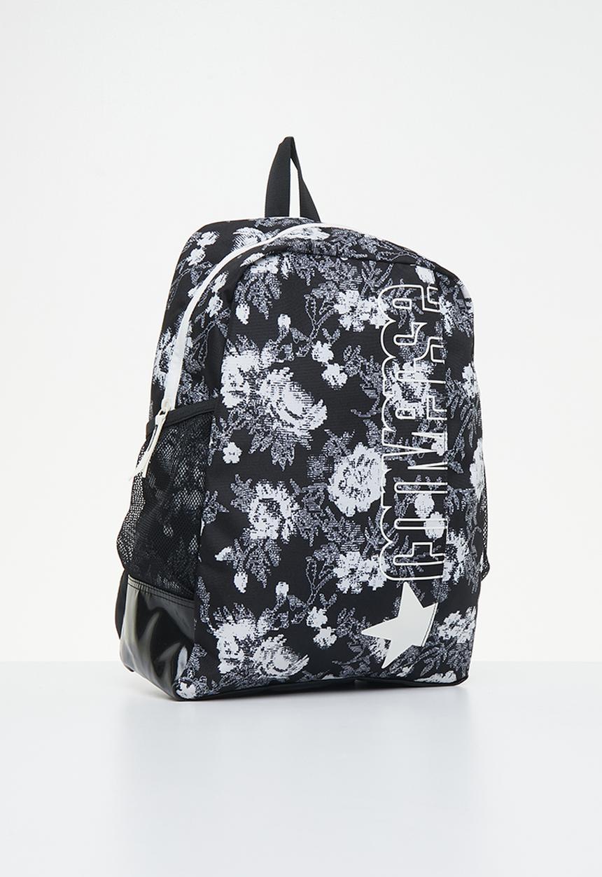 Converse - Speed 2 backpack print - black & egret floral