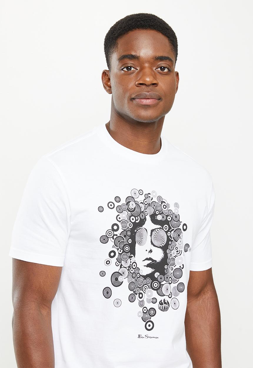 Ben Sherman - Circleman tee shirt - white