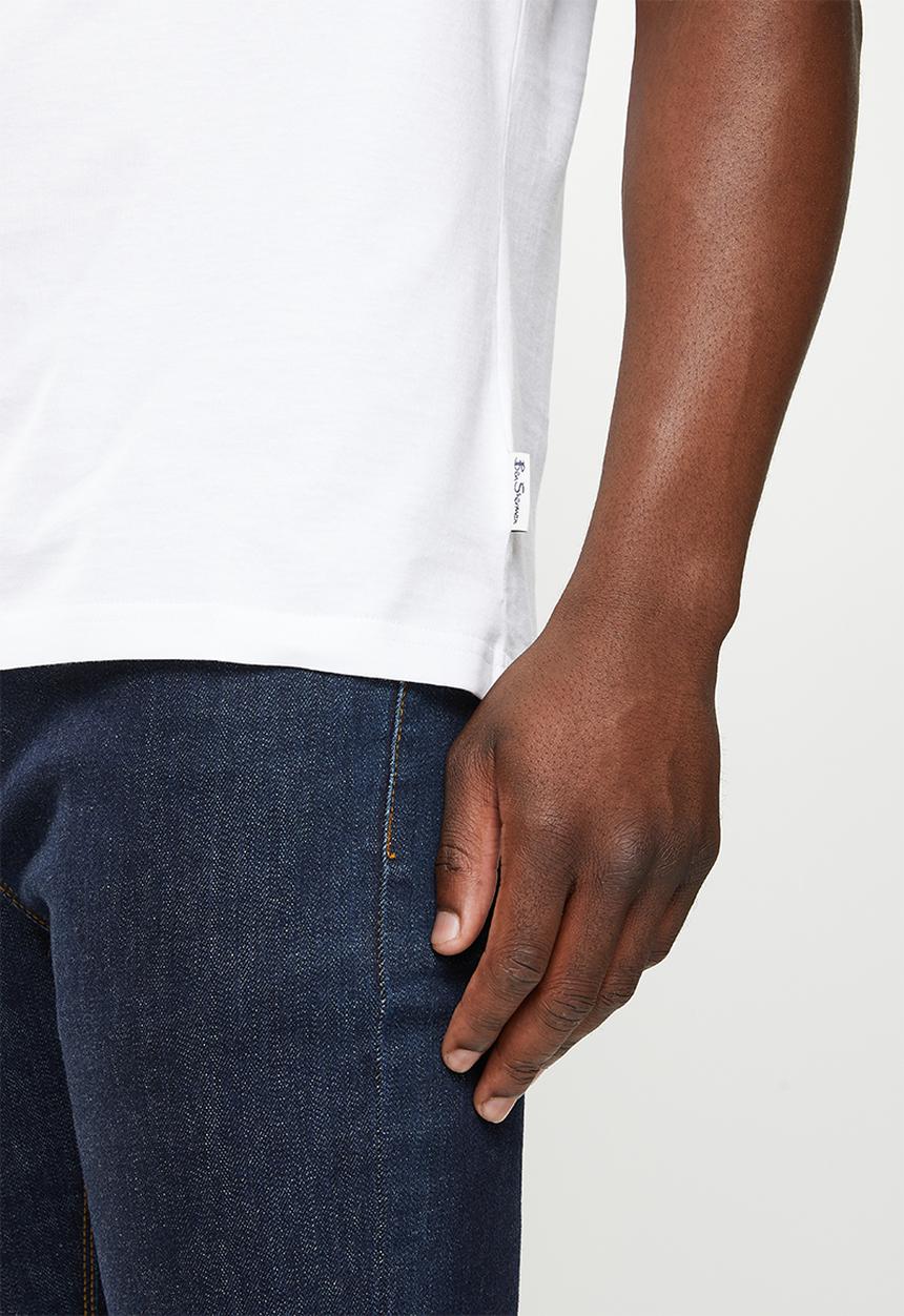 Ben Sherman - Circleman tee shirt - white
