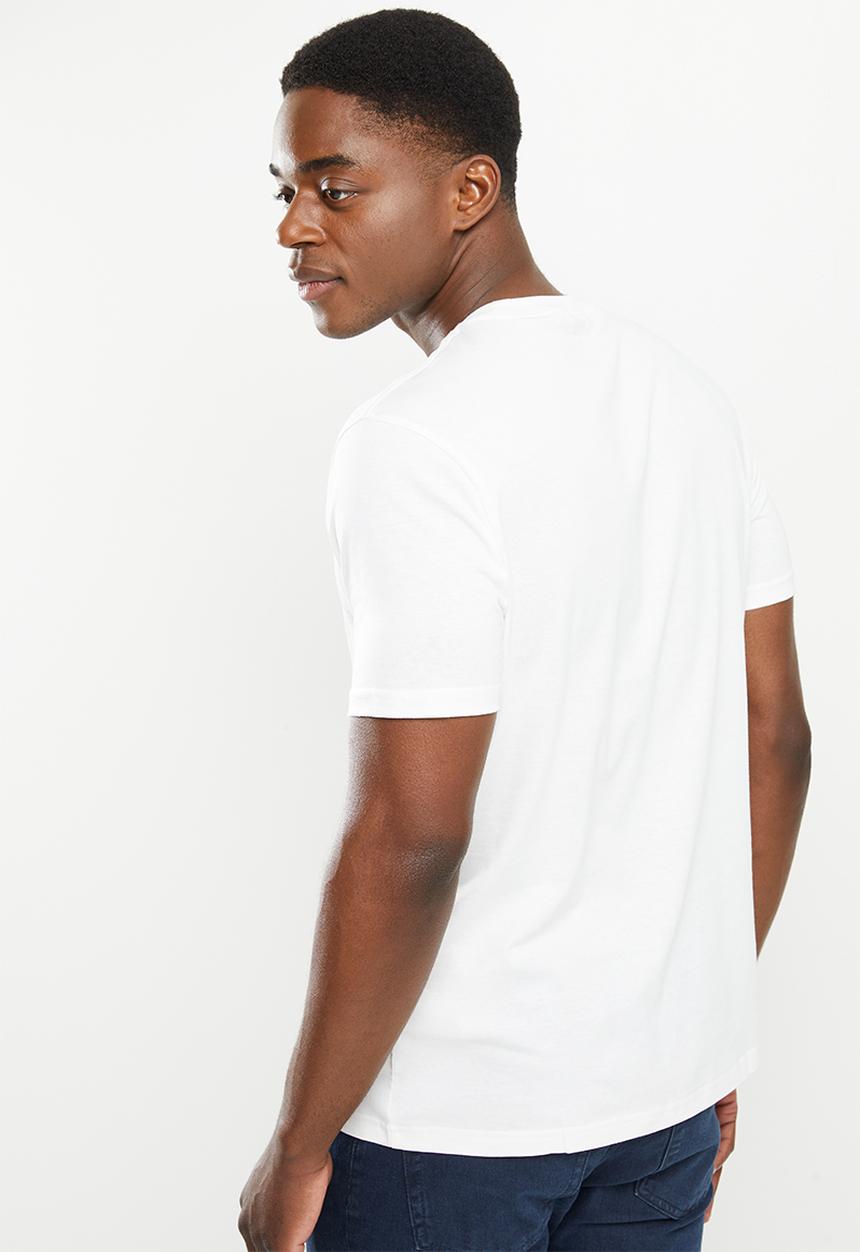 Ben Sherman - Painted chq target tee shirt - ivory