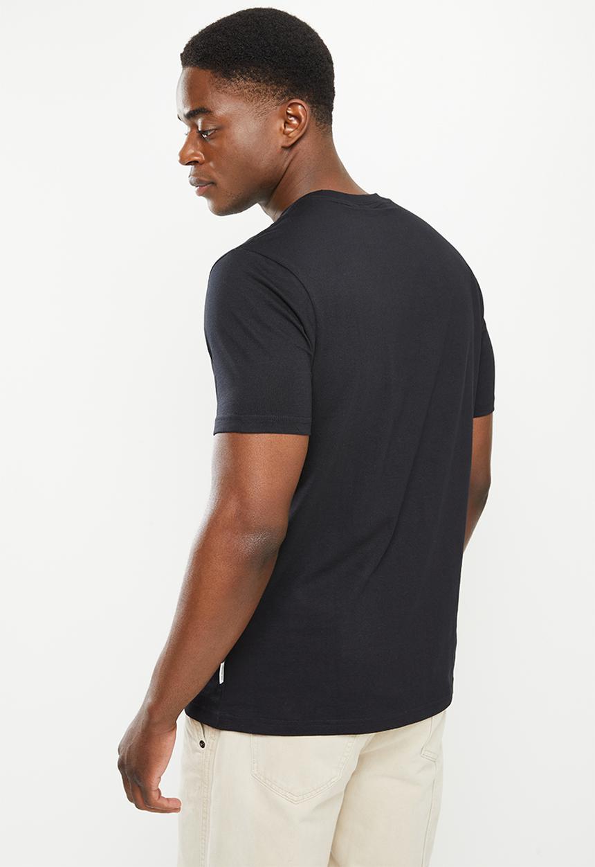 Ben Sherman - Fractured gingh target tee shirt - black