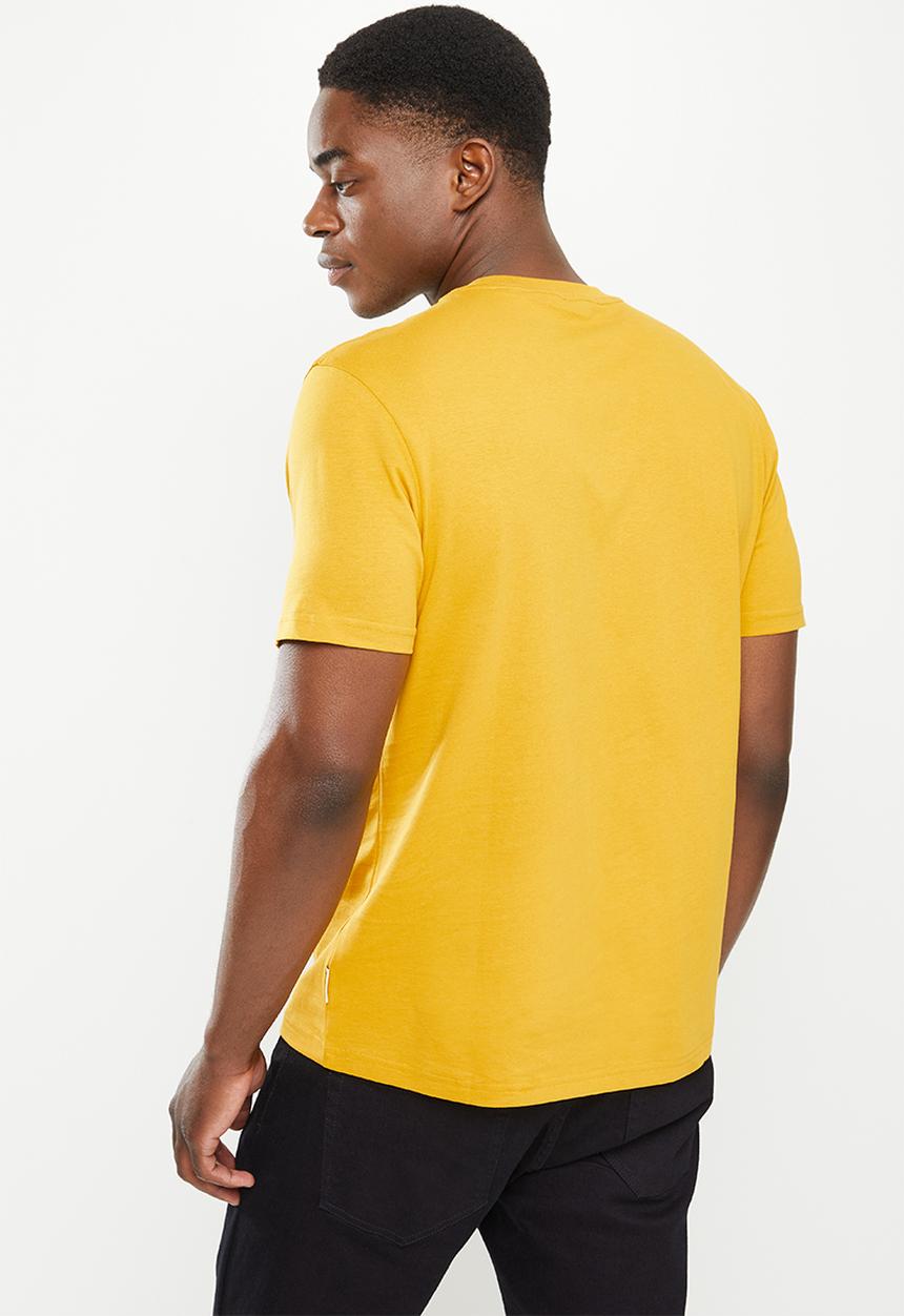 Ben Sherman - Fractured gingh target tee shirt - dijon