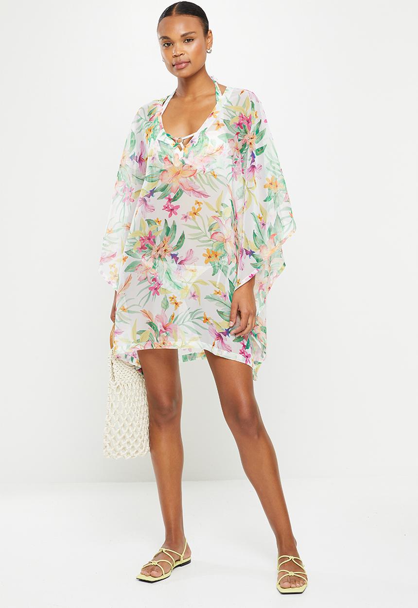 DORINA - Koro island cover up - white
