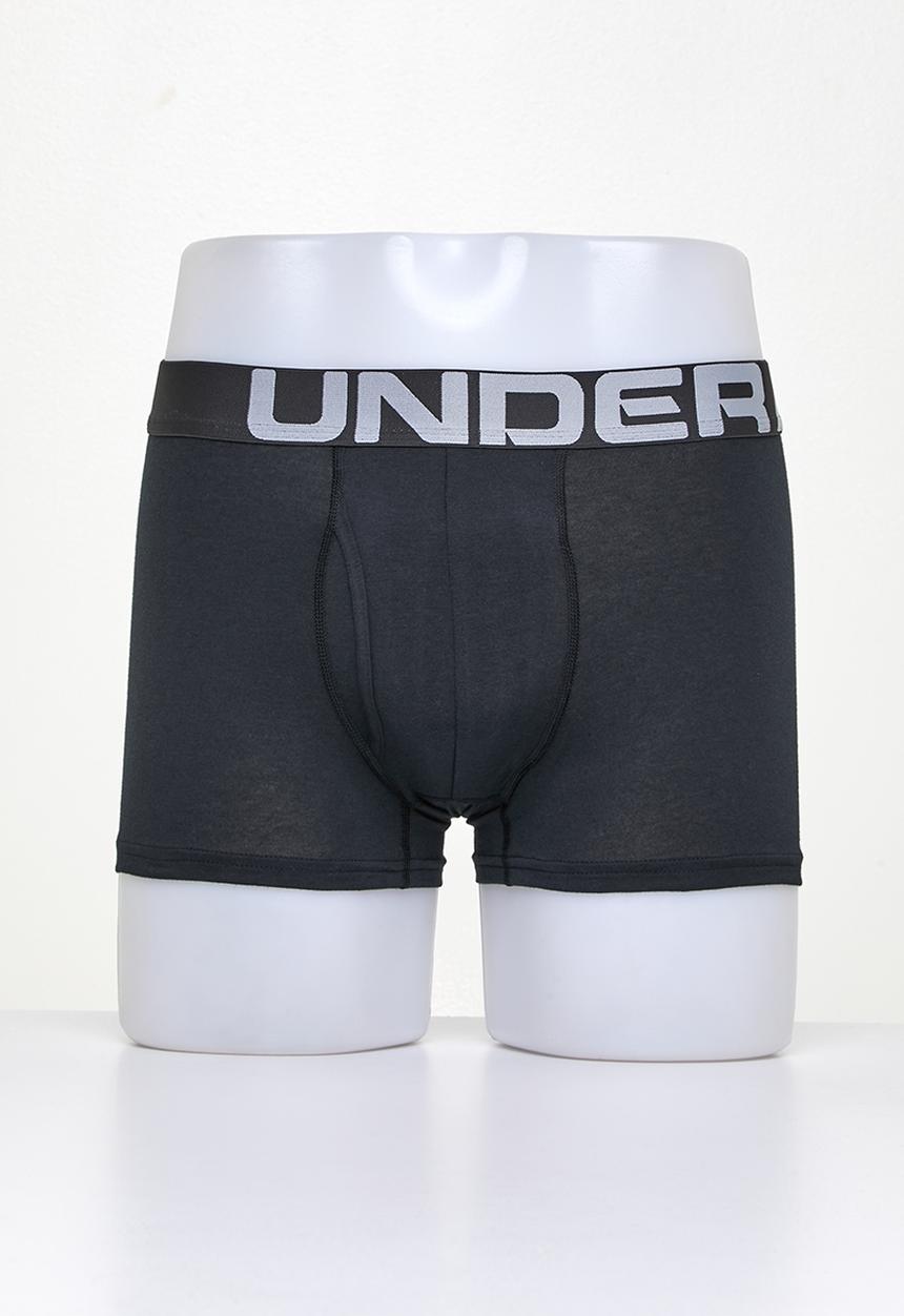 Under Armour - Ua charged cotton 3in 3 pack - black